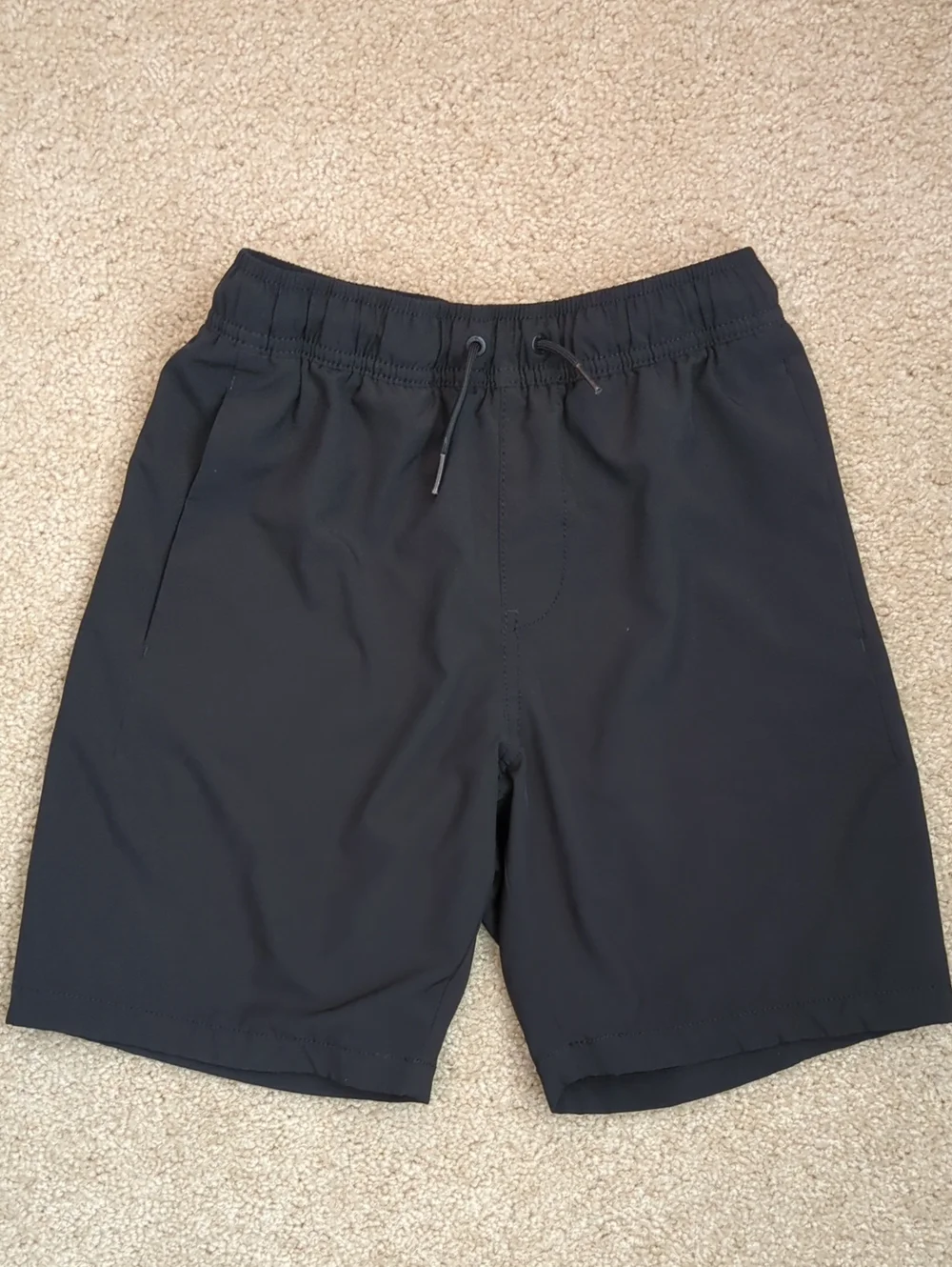 GAP Quick Dry Black Boys Elastic Waist Shorts